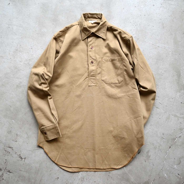 OLD BRITISH PULLOVER WORK SHIRT(DEADSTOCK)