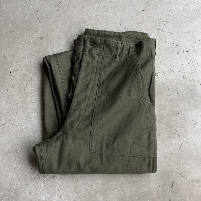 U.S.ARMY COTTON SATEEN UTILITY TROUSERS