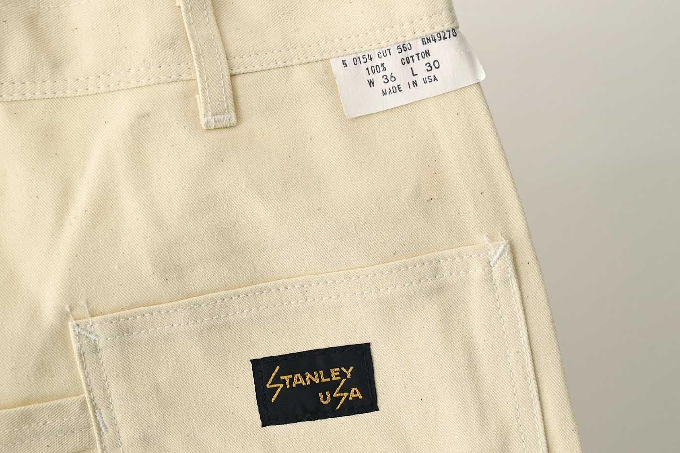 OLD STANLEY DOUBLE KNEE PAINTER PANTS(W36L30/DEADSTOCK
