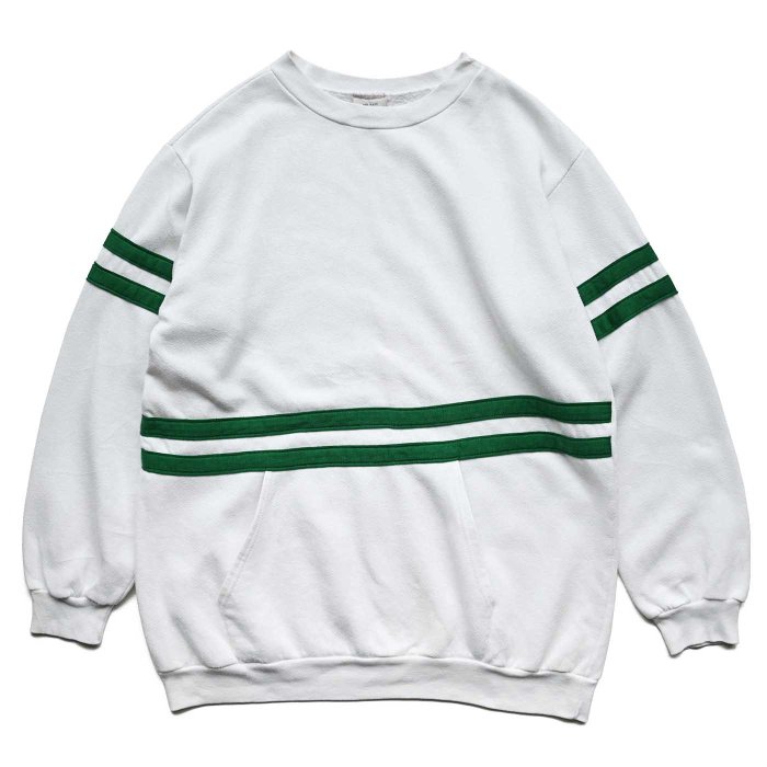 WILLOW POINTE BORDER STRIPED SWEAT SHIRT with POKET