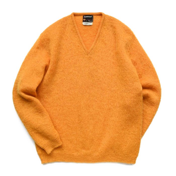 TOWNCRAFT V-NECK MOHAIR SWEATER(Nice Color)