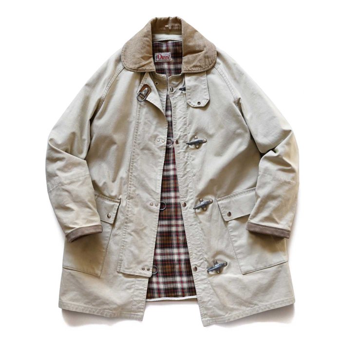 ORVIS CANVAS COTTON FIREMAN COAT with LINER