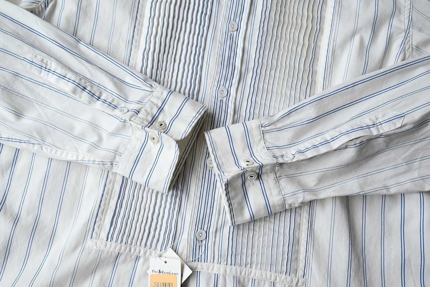 Polo by Ralph Lauren COTTON DRESS SHIRT(DEADSTOCK) - Straight