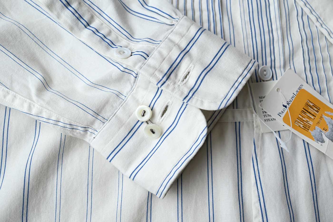 Polo by Ralph Lauren COTTON DRESS SHIRT(DEADSTOCK) - Straight