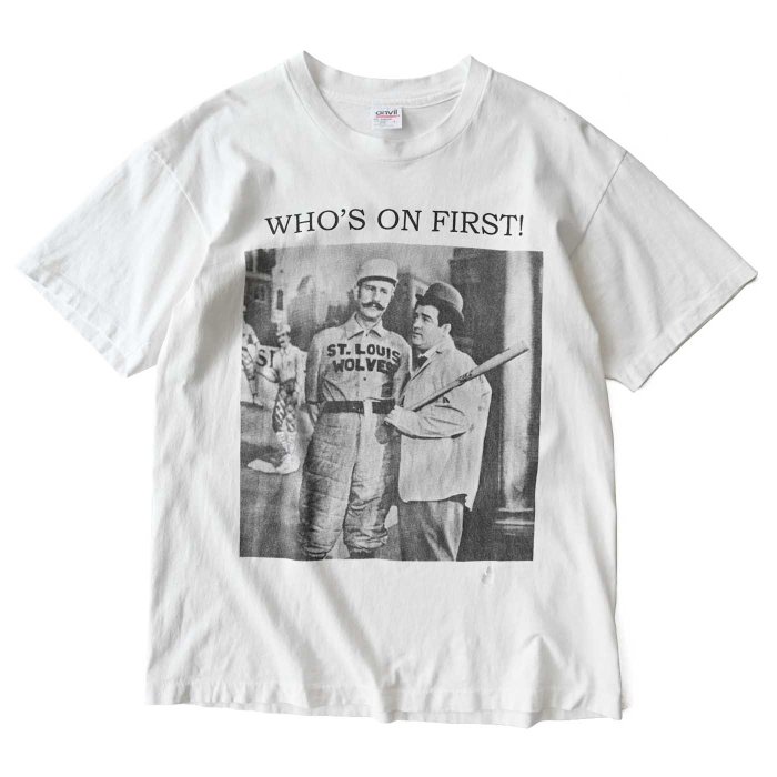 WHO'S ON FIRST S/S T-SHIRT