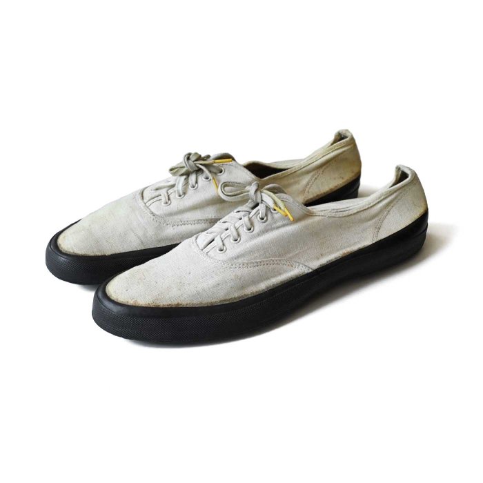 WW2 U.S.NAVY CANVAS DECK SHOES(almost DEADSTOCK)