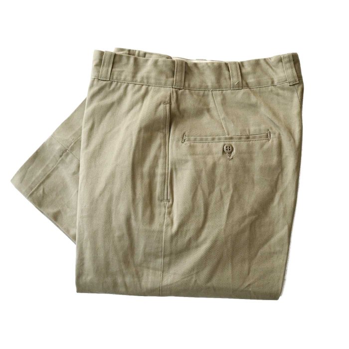 U.S.ARMY COTTON TWILL CHINO TROUSERS(GOLDEN No./MINT)