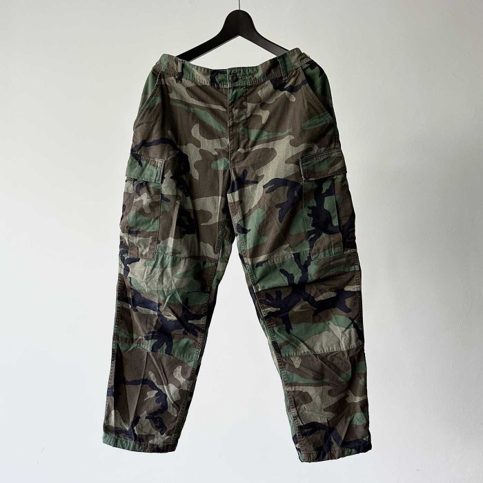 U.S.ARMY WOODLAND CAMO COMBUT TROUSERS(M/S)