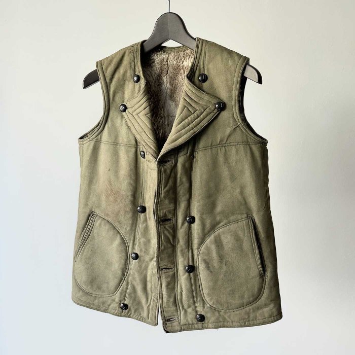EURO MILITARY DOUBLEBREASTED VEST