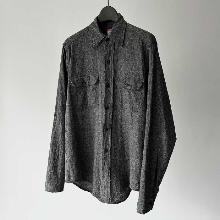 BIGMAC BLACK CHAMBRAY L/S SHIRT