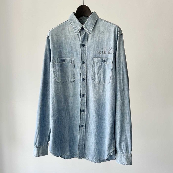Polo by Ralph Lauren CHAMBRAY L/S SHIRT with STENCIL