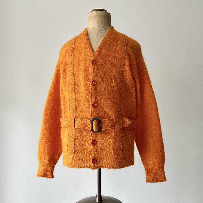 HERITAGE NORFOLK style MOHAIR CARDIGAN(NICE COLOR/MINT CONDITION)