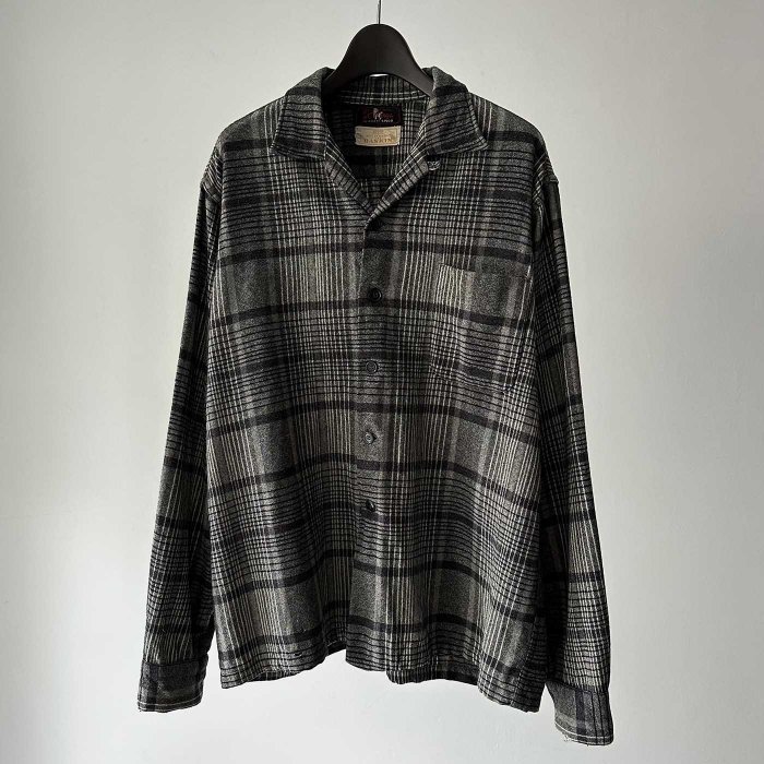 CISCO PLAID WOOL BOX SHIRT