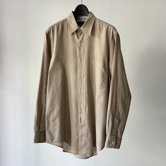 ABERCROMBIE&FITCH COTTONLINEN THE BAGGY SHIRT(VERY GOOD CONDITION)