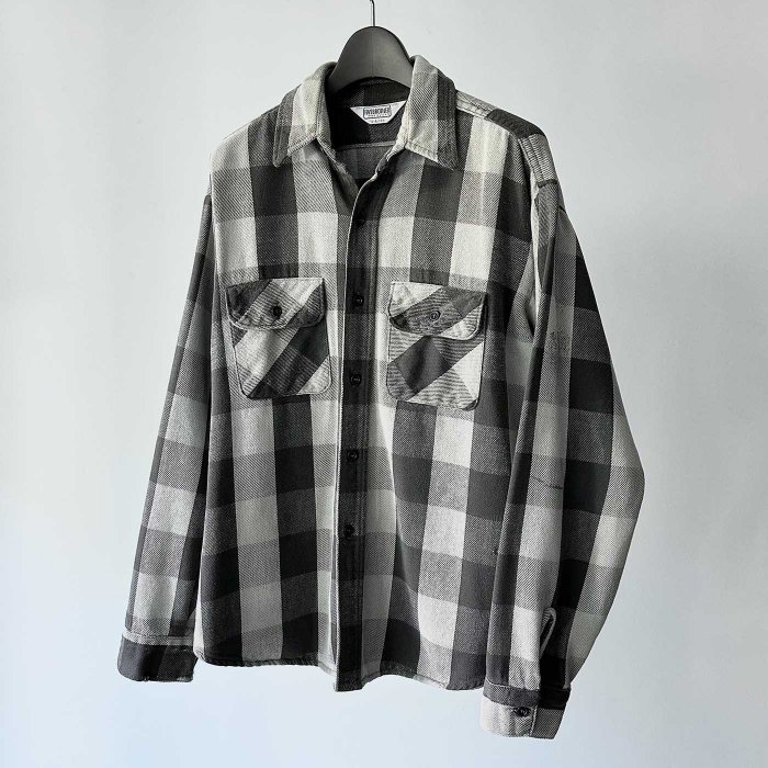 FIVE BROTHER PLAID FLANNEL SHIRT(NICE COLOR)