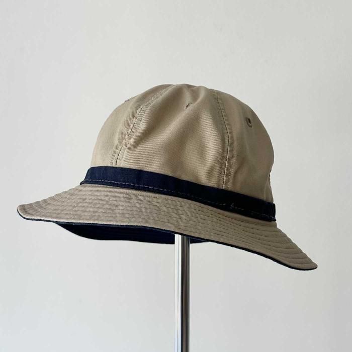 QUAKER MARINE SUPPLY COTTON BUCKET HAT(GOOD CONDITION)