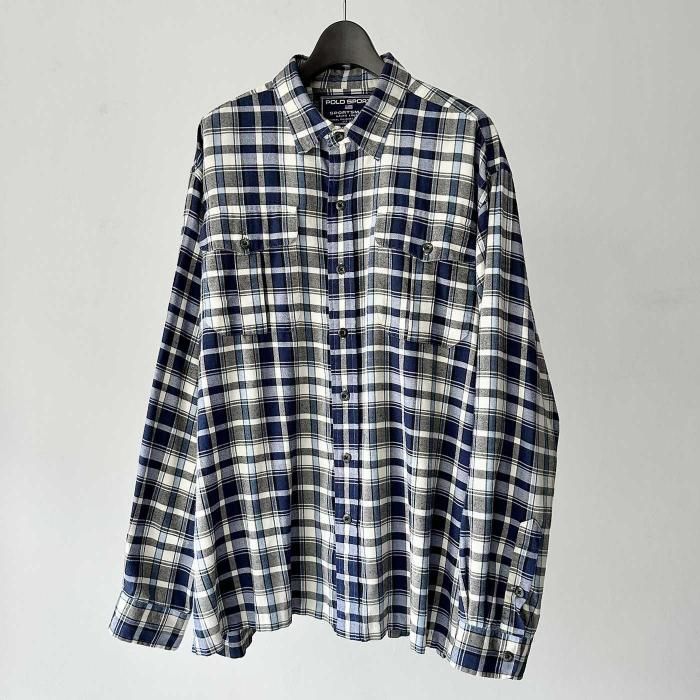 POLO SPORT PLAID FLANNEL SHIRT(VERY GOOD CONDITION)