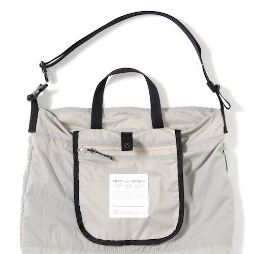 ENDS and MEANS /PACKABLE SHOULDER BAG エンズアンド 