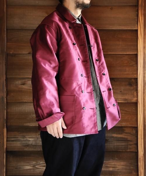 ウティ OUTIL 21AW VESTE BEAUNE モールスキン ジャケット ダブル