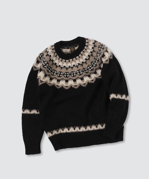 BATONER / MOHAIR NORDIC CREW NECK バトナー正規取扱店 通販送料無料 - CHANTILLY-2F