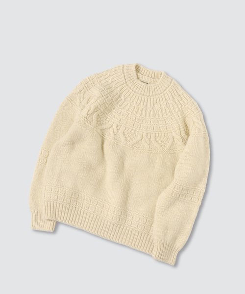 BATONER SPREAD ALAN CREW NECK - ニット/セーター