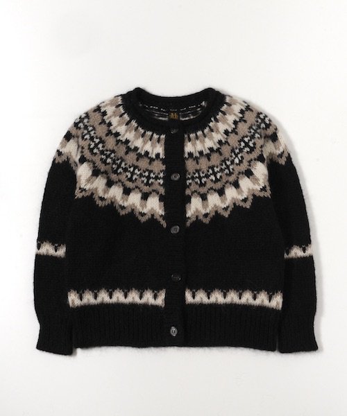 BATONER / MOHAIR NORDIC CREW NECK CARDIGAN バトナー正規取扱店 通販