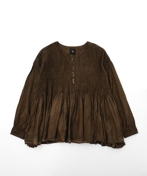 maison de soil メゾンドソイル /CREW NECK P/O SHIRT WITH MINI ...