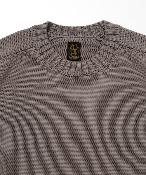 BATONER MEN / OPEN END YARN CREW NECK バトナー正規取扱店 通販送料無料 - CHANTILLY-2F