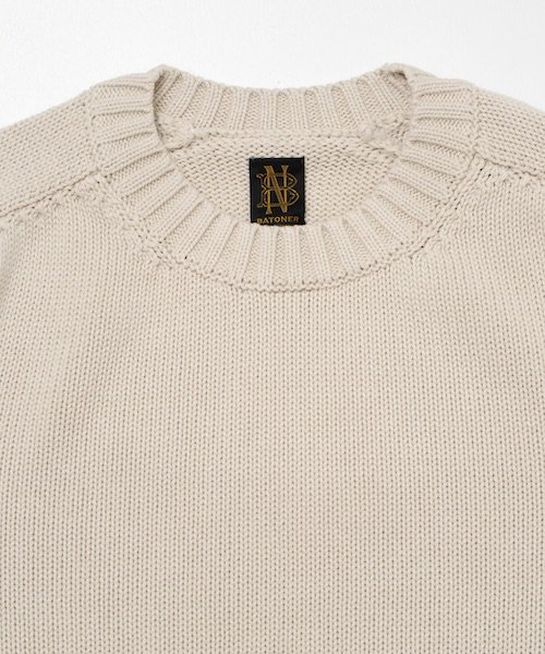 BATONER MEN / OPEN END YARN CREW NECK バトナー正規取扱店 通販送料無料 - CHANTILLY-2F