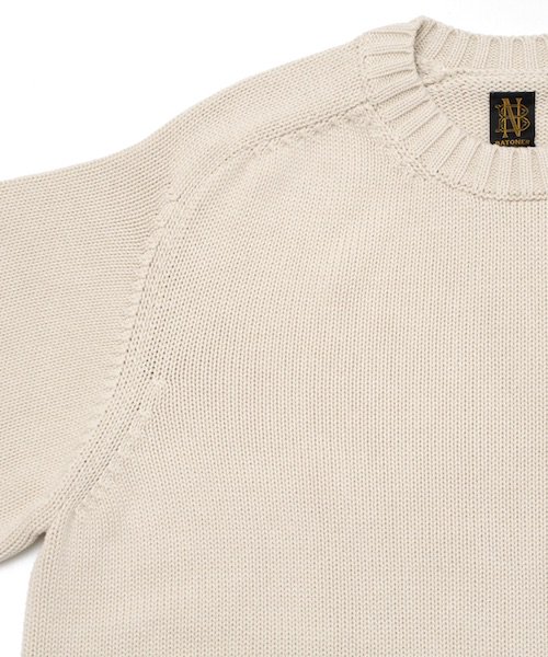 新品 BATONER OPEN-END YARN CREW NECK バトナー - ニット/セーター