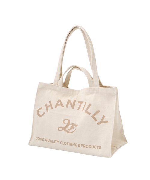 ERA. /【別注】CHANTILLY-2F LOGO BIG TOTE BAG[GRAY] イーラ正規取扱店 通販送料無料 -  CHANTILLY-2F