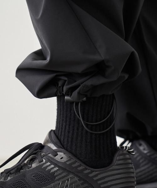 FreshService SOLOTEX黒プルオーバー.パンツ FreshService / SOLOTEX TAFFETA UTILITY OVER PANTS フレッシュ