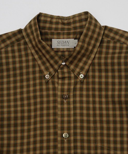 SEDAN ALL-PURPOSE / POPLIN PLAID BIG BD SHIRT セダンオールパーパス