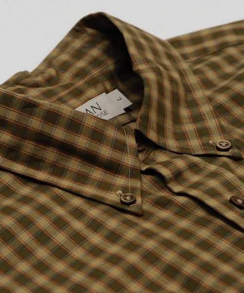 ※最終値下げ SEDAN ALL PURPOSE BDシャツ BROWN XL SEDAN ALL-PURPOSE (セダンオールパーパス) Oxford Big BD S/S