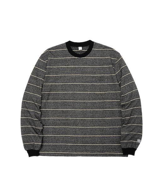 エンズアンドミーンズ　ポケット付きスウェット　サイズXL ENDS and MEANS】2023AW CREW NECK SWEAT - Fade Black -