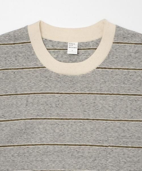ENDS and MEANS / POCKET LONG SLEEVE TEE エンズアンドミーンズ