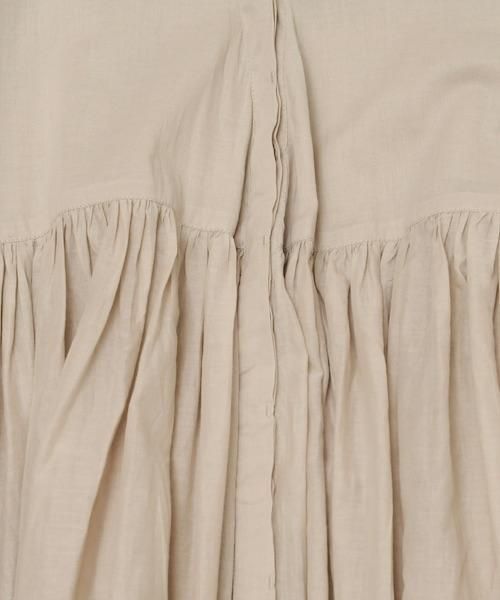 ワンピース maison de soil 80'S ORGANIC VOILE STRIPE maison de soil 80'S ORGANIC VOILE STRIPE (HANDDYE) BANDED