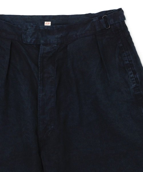 OUTIL / PANTALON DANKERQUE [BLACK INDIGO]