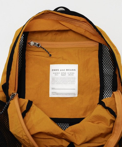 ENDS and MEANS PACKABLE BACK PACK - バッグ