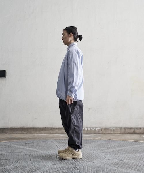 トップス FreshService CORPORATESTRIPEANORAK SHIRT Fresh Service CORPORATE STRIPE ANORAK SHIRT [BLUE STRIPE