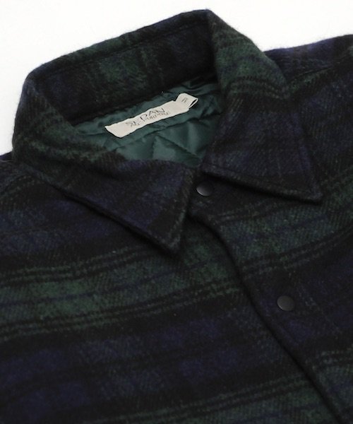 SEDAN ALL-PURPOSE / QUILTED LINED PLAID SHIRT セダンオールパーパス