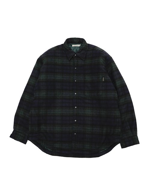 SEDAN ALL-PURPOSE / QUILTED LINED PLAID SHIRT セダンオールパーパス