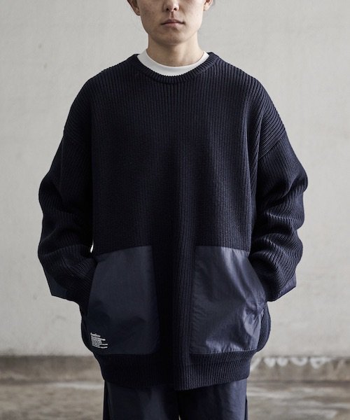 FreshService / CREW NECK COMBAT KNIT フレッシュサービス 正規取扱店 通販送料無料 - CHANTILLY-2F