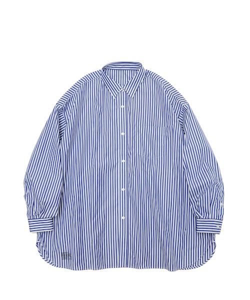 FreshService / CORPORATE BLUE STRIPE REGULAR COLLAR SHIRT ...