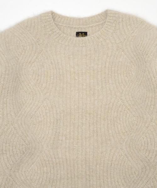 BATONER / FOX-WOOL CREW NECK バトナー正規取扱店 通販送料無料