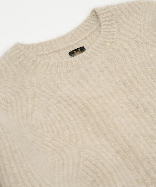 BATONER / FOX-WOOL CREW NECK バトナー正規取扱店 通販送料無料