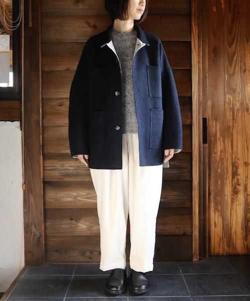 BATONER / FOX-WOOL CREW NECK バトナー正規取扱店 通販送料無料