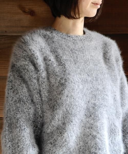 BATONER / FOX-WOOL CREW NECK バトナー正規取扱店 通販送料無料