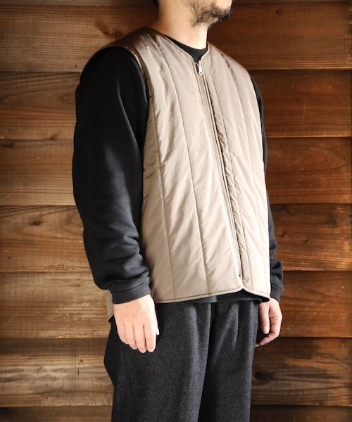 ENDS and MEANS / QUILTING REVERSIBLE VEST エンズアンドミーンズ正規 