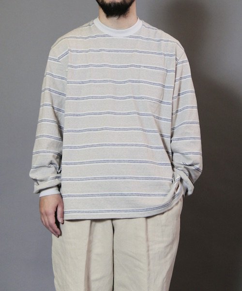 ENDS and MEANS / POCKET LONG SLEEVE TEE エンズアンドミーンズ正規 
